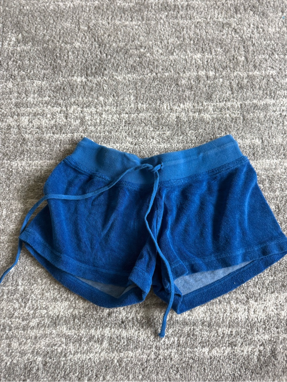 Hard Tail Royal Blue Terry Drawstring Lounge Shorts